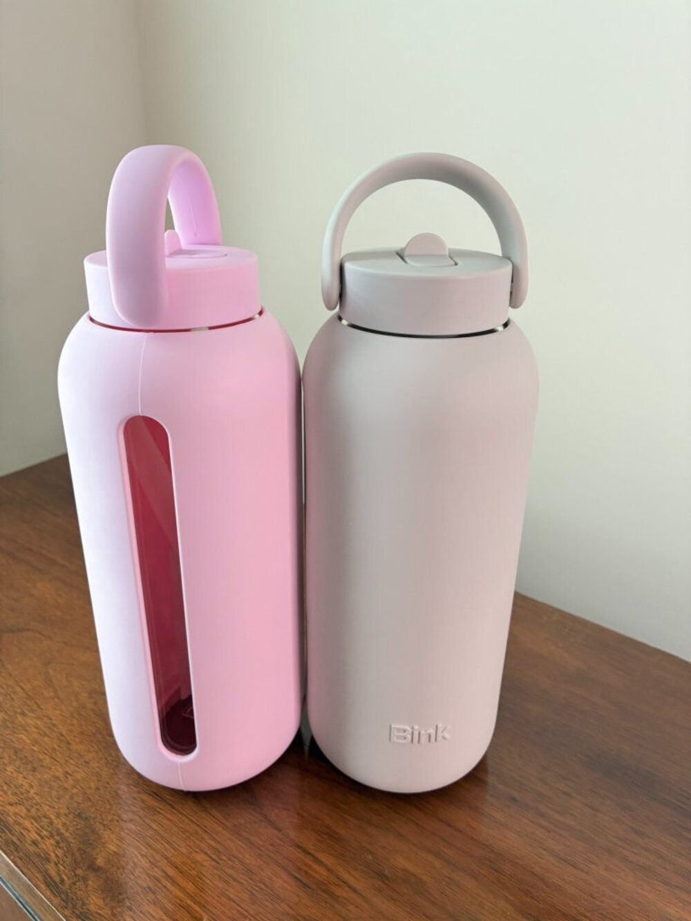 Bink 36oz Water Bottle - Set of 2 Cotton Candy and Stone (New Without Tags)